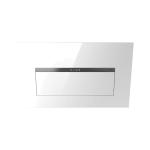 elica BLOOM-S WH/A/85 - PRF0164490A Cappa Parete | Classe A | Larghezza 85 cm, Vetro Nero, Classe A