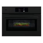 AEG NKK8N721T Forno a microonde Incasso | Classe N/A | 45cm, CombiQuick, Termosonda, Nero/Matt