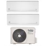 Beko BGMPO 181 Climatizzatore Dual split | Classe A++ | Raffreddamento 24000 BTU, Adatto per 2 ambienti, Sistema di filtraggio dell'aria