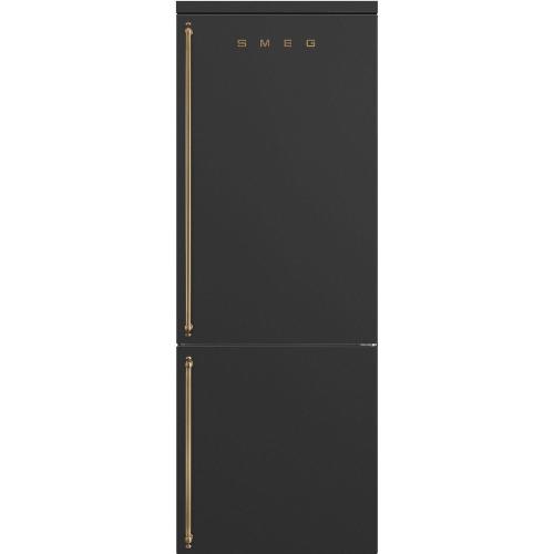 Smeg FA8005RAO6 Frigocongelatore Libera installazione | Classe D | Design retrò, Porta destra, Colore antracite