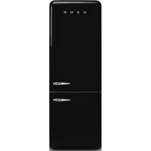 Smeg FAB38RBL6 Frigocongelatore Libera installazione | Classe D | Nero, Porta destra, Combinato 70 cm No Frost