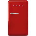 Smeg FAB10HRRD6 Frigorifero | Libera installazione | Classe energetica D | Colore rosso, Cerniera destra, Frigorifero 135 L