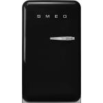 Smeg FAB10HLBL6 Frigorifero | Libera installazione | Classe energetica D | Colore nero, Cerniera sinistra, Frigorifero 135 L