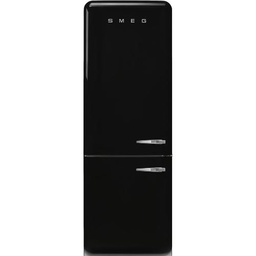 Smeg FAB38LBL6 Frigocongelatore Libera installazione | Classe D | Nero, Porta sinistra, Combinato 70 cm No Frost
