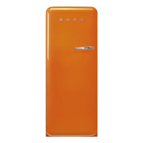 Smeg FAB28LOR6 Frigocongelatore Libera installazione | Classe C | Arancio, Porta sinistra, Monoporta 150 cm