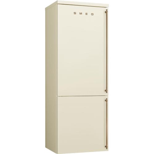 Smeg FA8005LPO6 Frigocongelatore Libera installazione | Classe D | Design retrò, Porta sinistra, Colore panna