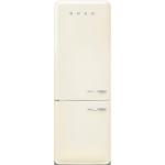 Smeg FAB38LCR6 Frigocongelatore | Libera installazione | Classe energetica D | Crema, Porta sinistra, Combinato 70 cm No Frost