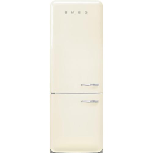Smeg FAB38LCR6 Frigocongelatore Libera installazione | Classe D | Crema, Porta sinistra, Combinato 70 cm No Frost