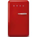 Smeg FAB10HLRD6 Frigorifero | Libera installazione | Classe energetica D | Colore rosso, Cerniera sinistra, Frigorifero 135 L