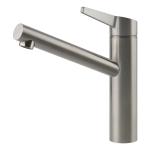 Gessi ACCIAIO Girevole Steel Brushed - 60632#239 Miscelatore Lavello | Acciaio Inox Spazzolato, Canna girevole 360°, Portata regolabile