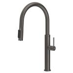 Gessi GESSI 316 Acqua Filtrata Black Metal Brushed PVD - 60822#707 Miscelatore Lavello | Nero Metal Spazzolato Pvd, Funzione acqua filtrata integrata, Tre vie acqua calda/fredda/filtrata