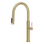 Gessi GESSI 316 Acqua Filtrata Brass Brushed PVD - 60826#727 Miscelatore Lavello | Ottone Spazzolato Pvd, Funzione acqua filtrata integrata, Tre vie acqua calda/fredda/filtrata