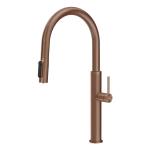 Gessi GESSI 316 Acqua Filtrata Copper Brushed PVD - 60824#708 Miscelatore Lavello | Rame Spazzolato Pvd, Funzione acqua filtrata integrata, Tre vie acqua calda/fredda/filtrata