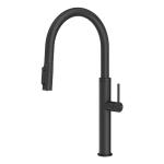 Gessi GESSI 316 Acqua Filtrata Matte Black - 60824#299 Miscelatore Lavello | Nero Opaco, Funzione acqua filtrata integrata, Tre vie acqua calda/fredda/filtrata