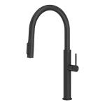 Gessi GESSI 316 Acqua Filtrata Matte Black - 60826#299 Miscelatore Lavello | Nero Opaco, Funzione acqua filtrata integrata, Tre vie acqua calda/fredda/filtrata