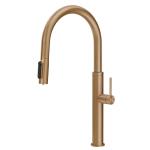 Gessi GESSI 316 Acqua Filtrata Warm Bronze Brushed PVD - 60822#726 Miscelatore Lavello | Bronzo Caldo Spazzolato Pvd, Funzione acqua filtrata integrata, Tre vie acqua calda/fredda/filtrata