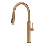 Gessi GESSI 316 Acqua Filtrata Warm Bronze Brushed PVD - 60826#726 Miscelatore Lavello | Bronzo Caldo Spazzolato Pvd, Funzione acqua filtrata integrata, Tre vie acqua calda/fredda/filtrata