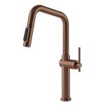 Gessi HABITO Acqua Filtrata Copper Brushed PVD - 60852#708 Miscelatore Lavello | Rame Spazzolato Pvd, Funzione acqua filtrata integrata, Tre vie acqua calda/fredda/filtrata