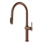 Gessi HABITO Acqua Filtrata Copper Brushed PVD - 60872#708 Miscelatore Lavello | Rame Spazzolato Pvd, Funzione acqua filtrata integrata, Tre vie acqua calda/fredda/filtrata