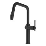 Gessi HABITO Acqua Filtrata Matte Black - 60852#299 Miscelatore Lavello | Nero Opaco, Funzione acqua filtrata integrata, Tre vie acqua calda/fredda/filtrata