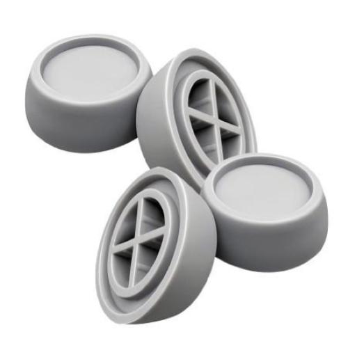 Superior SUPSLG001 Accessorio lavatrice Base anti vibrazione, Universale, Resina