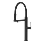 Gessi GESSI 316 Semiprofessionale Matte Black - 60210#299 Miscelatore Lavello | Nero Opaco, Canna semiprofessionale doppia funzione, Altezza canna 250 mm