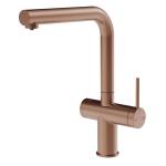 Gessi INEDITO Acqua Filtrata Copper Brushed PVD - 60571#708 Miscelatore Lavello | Rame Spazzolato Pvd, Funzione acqua filtrata integrata, Tre vie acqua calda/fredda/filtrata