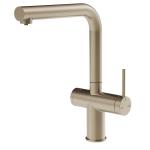 Gessi INEDITO Acqua Filtrata Finox Brushed Nickel - 60571#149 Miscelatore Lavello | Nichel Spazzolato Finox, Funzione acqua filtrata integrata, Tre vie acqua calda/fredda/filtrata