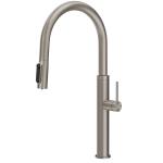 Gessi GESSI 316 Acqua Filtrata Steel Brushed - 60822#239 Miscelatore Lavello | Acciaio Inox Spazzolato, Funzione acqua filtrata integrata, Tre vie acqua calda/fredda/filtrata