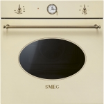 Smeg SF68C1PO Forno Incasso | Classe A | 70 L, Ventilato multifunzione, Smalto Ever Clean, Estetica Cortina