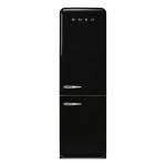 Smeg FAB32RBL6 Frigocongelatore | Libera installazione | Classe energetica D | Nero, Porta destra, Combinato Total No Frost 192 cm