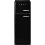 Smeg FAB30LBL6 Frigocongelatore | Libera installazione | Classe energetica D | Nero, Porta sinistra, Doppia porta 172 cm