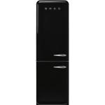 Smeg FAB32LBL6 Frigocongelatore | Libera installazione | Classe energetica D | Nero, Porta sinistra, Combinato Total No Frost 192 cm