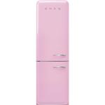 Smeg FAB32LPK6 Frigocongelatore | Libera installazione | Classe energetica D | Rosa pastello, Porta sinistra, Combinato Total No Frost 192 cm