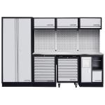 Kraftwerk Tools 3964DIX Parete d'officina MOBILIO a 4 elementi - Inox.