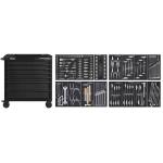 Kraftwerk Tools 102.217.BLK2 BT LINE carrello da officina BT900 7 cassetti nero, 211 pz.