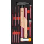 Kraftwerk Tools 105.401.015 Set di utensili a percussione 11-pz. Inlay 20x40