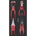 Kraftwerk Tools 105.401.026 Set di pinze/forbici 4 pz. Inlay 20x40