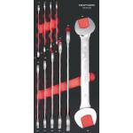 Kraftwerk Tools 105.401.034 PRO LINE Set di chiavi doppie aperte EVA3 20x40 10 pz.
