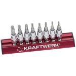 Kraftwerk Tools 105099 8pz-  Set MAGALU di chiavi a bussola giravite TX 1/4"