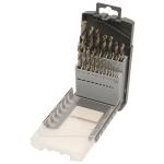 Kraftwerk Tools 13904 19-pz. HSSE-Co 5 Set di punte elicoidali Ø 1-10/0.5 mm