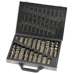 Kraftwerk Tools 13910 170pz- Set punte HSS-G Tin DIN 338