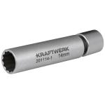 Kraftwerk Tools 201114-1 Chiave a bussola per candele 14 mm con protezione