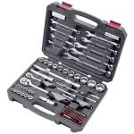 Kraftwerk Tools 204.103.600 Set di chiavi a bussola, Basic, 1/4"+1/2", 80 pz.