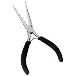 Kraftwerk Tools 2231 Pinza per elettronica, becchi mezzotondi lunghi