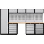 Kraftwerk Tools 3964K-H5049-K4 Mobilio 5 combi, mobile alto, 4/5/9 cassetti, faggio