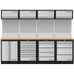 Kraftwerk Tools 3964K-S854-K4 Mobilio 4er Combi, pensile 4x, parete forata, faggio