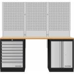 Kraftwerk Tools 3964K-80S-W Mobilio 2 Combicon parete forata, multistrato in faggio
