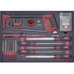 Kraftwerk Tools 4902-06 35pz- Assort. EVA per cass. lime, seghetti e punte