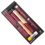 Kraftwerk Tools 4903-13 11pz- Assortimento modulabile di attrezzi da percussione EVA